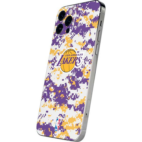 NBA Los Angeles Lakers Digi Camo iPhone 12 Pro Max Skin