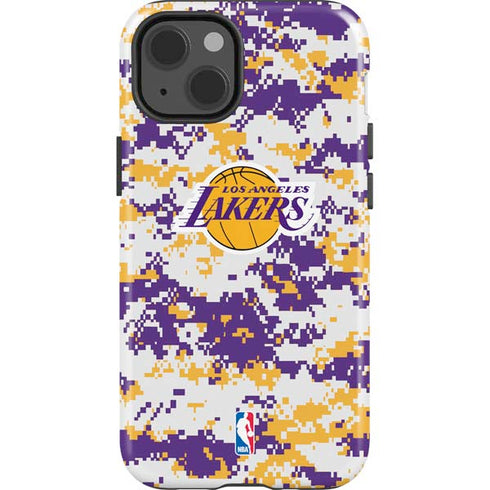 NBA Los Angeles Lakers Digi Camo iPhone 13 Impact Case