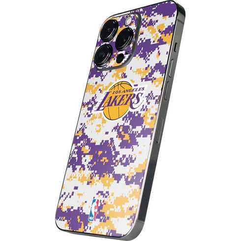 NBA Los Angeles Lakers Digi Camo iPhone 13 Pro Max Skin