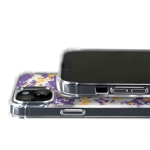 NBA Los Angeles Lakers Digi Camo iPhone 15 Plus MagSafe Case