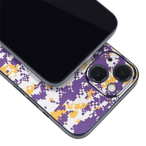 NBA Los Angeles Lakers Digi Camo iPhone 14 Plus Skin