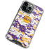 NBA Los Angeles Lakers Digi Camo iPhone 15 Pro Max Clear Case