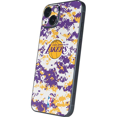 NBA Los Angeles Lakers Digi Camo iPhone 14 Skin