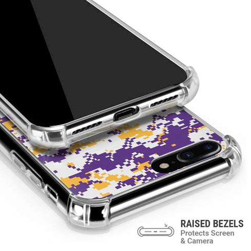 NBA Los Angeles Lakers Digi Camo iPhone 7/8 Plus Clear Case