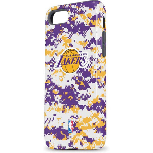 NBA Los Angeles Lakers Digi Camo iPhone 8 Pro Case