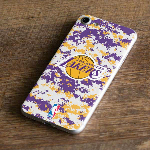 NBA Los Angeles Lakers Digi Camo iPhone 8 Skin
