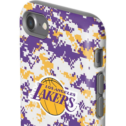 NBA Los Angeles Lakers Digi Camo iPhone SE (2nd & 3rd Gen) Pro Case