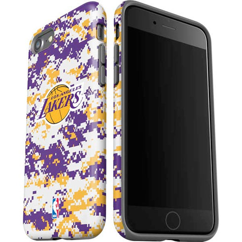 NBA Los Angeles Lakers Digi Camo iPhone SE (2nd & 3rd Gen) Pro Case