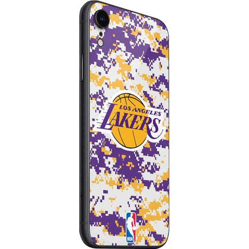 NBA Los Angeles Lakers Digi Camo iPhone SE (2nd & 3rd Gen) Skin