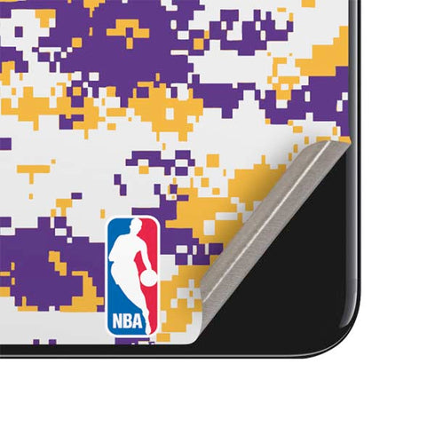 NBA Los Angeles Lakers Digi Camo iPhone SE (2nd & 3rd Gen) Skin