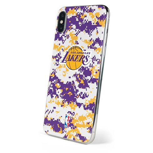 NBA Los Angeles Lakers Digi Camo iPhone XS Max Skin