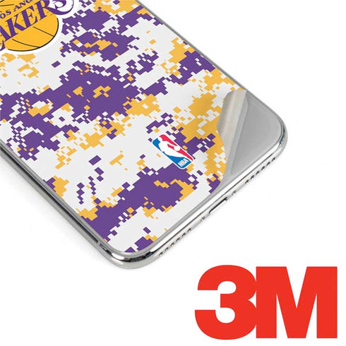 NBA Los Angeles Lakers Digi Camo iPhone XS Skin