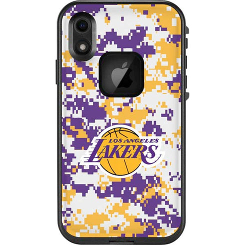 NBA Los Angeles Lakers Digi Camo LifeProof Fre iPhone Skin