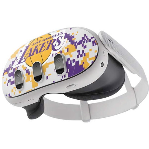 NBA Los Angeles Lakers Digi Camo Meta Quest 3 Skin