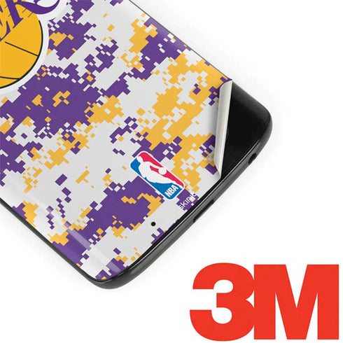 NBA Los Angeles Lakers Digi Camo Moto G6 Skin