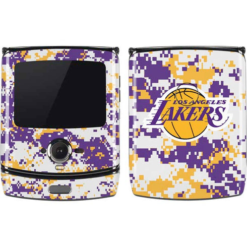 NBA Los Angeles Lakers Digi Camo Motorola RAZR Skin