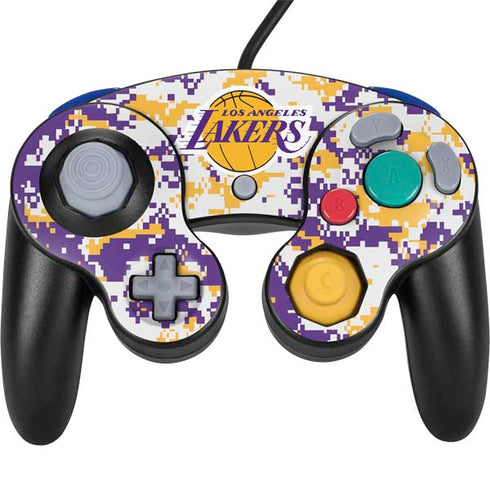 NBA Los Angeles Lakers Digi Camo Nintendo GameCube Controller Skin