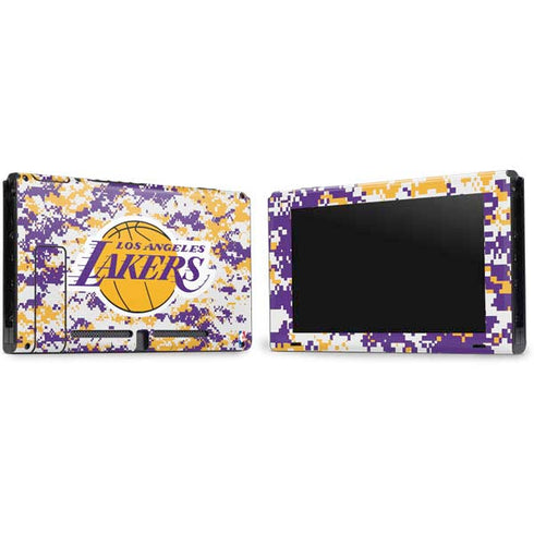 NBA Los Angeles Lakers Digi Camo Nintendo Switch Bundle Skin