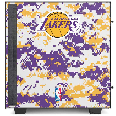 NBA Los Angeles Lakers Digi Camo NZXT H510 Compact ATX Mid-Tower Case Skin