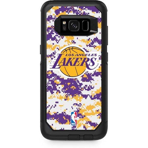 NBA Los Angeles Lakers Digi Camo Otterbox Commuter Galaxy Skin