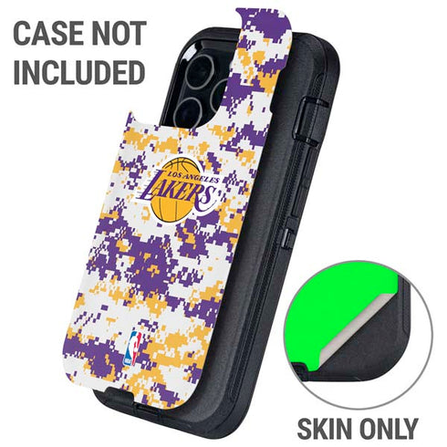 NBA Los Angeles Lakers Digi Camo Otterbox Defender iPhone Skin