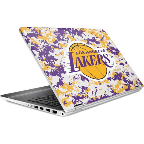 NBA Los Angeles Lakers Digi Camo HP Pavilion Skin