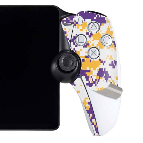 NBA Los Angeles Lakers Digi Camo PlayStation Portal Remote Player Skin