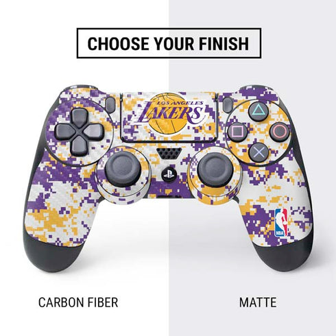 NBA Los Angeles Lakers Digi Camo PS4 Controller Skin