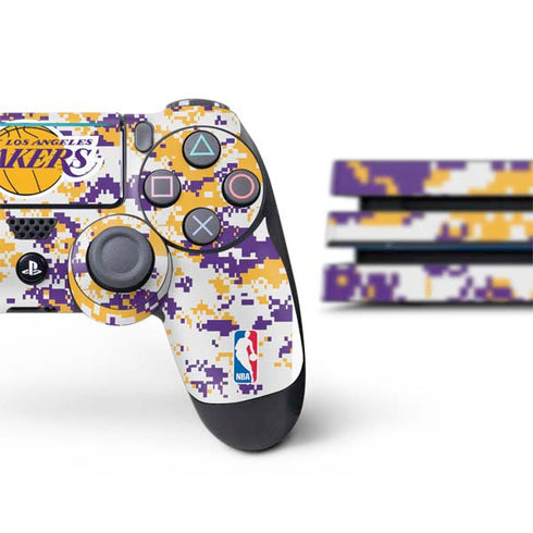 NBA Los Angeles Lakers Digi Camo PS4 Pro Bundle Skin