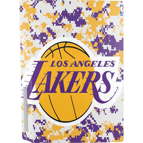 NBA Los Angeles Lakers Digi Camo PS5 Console Skin