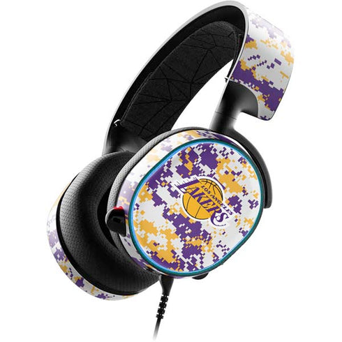 NBA Los Angeles Lakers Digi Camo SteelSeries Arctis 3 Skin