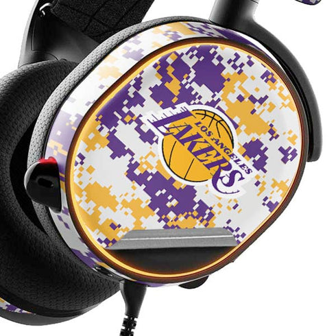 NBA Los Angeles Lakers Digi Camo SteelSeries Arctis 3 Skin