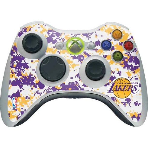 NBA Los Angeles Lakers Digi Camo Xbox 360 Wireless Controller Skin