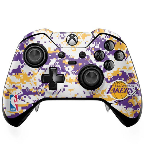 NBA Los Angeles Lakers Digi Camo Xbox One Elite Controller Skin