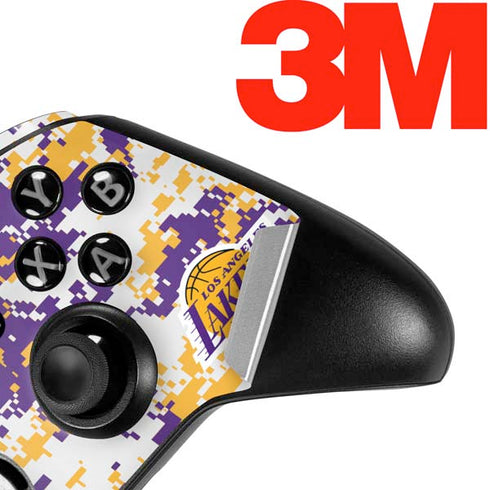 NBA Los Angeles Lakers Digi Camo Xbox One Elite Controller Skin