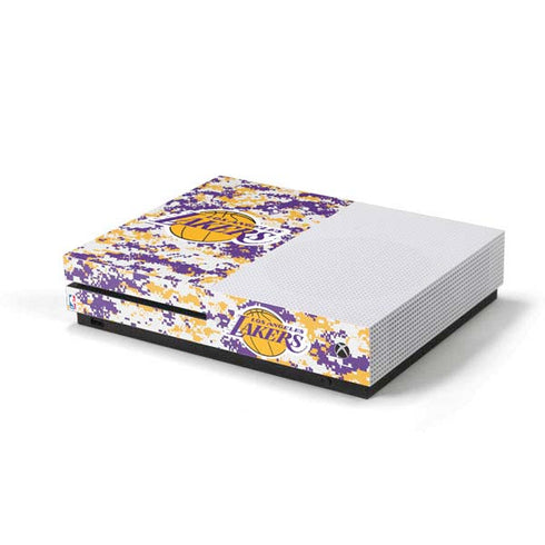 NBA Los Angeles Lakers Digi Camo Xbox One S Console Skin