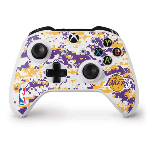 NBA Los Angeles Lakers Digi Camo Xbox One S Controller Skin