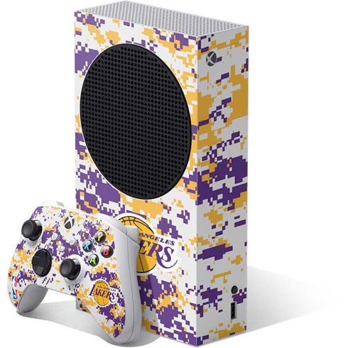 NBA Los Angeles Lakers Digi Camo Xbox Series S Bundle Skin