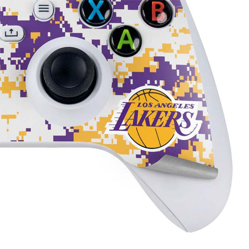 NBA Los Angeles Lakers Digi Camo Xbox Series S Controller Skin