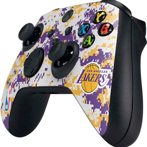 NBA Los Angeles Lakers Digi Camo Xbox Series X Controller Skin