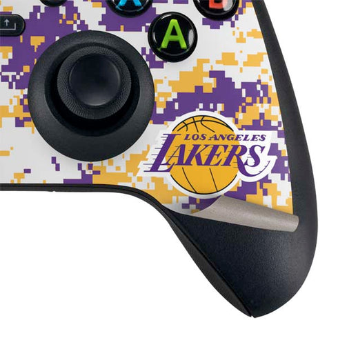 NBA Los Angeles Lakers Digi Camo Xbox Series X Controller Skin