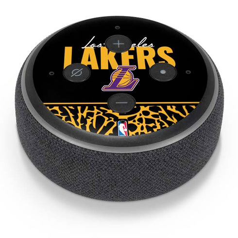 NBA Los Angeles Lakers Elephant Print Amazon Echo Dot Skin