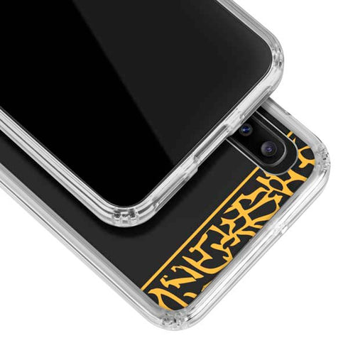 NBA Los Angeles Lakers Elephant Print Galaxy A20 Clear Case