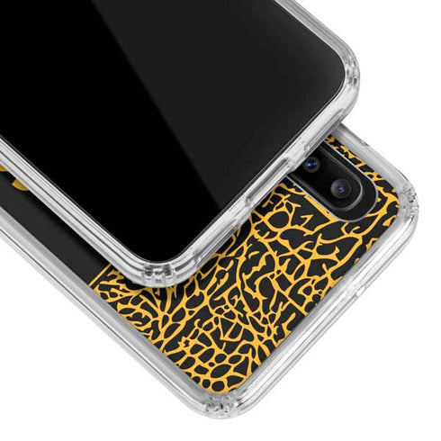 NBA Los Angeles Lakers Elephant Print Galaxy A30 Clear Case
