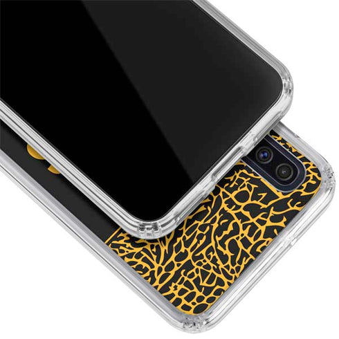 NBA Los Angeles Lakers Elephant Print Galaxy A50 Clear Case