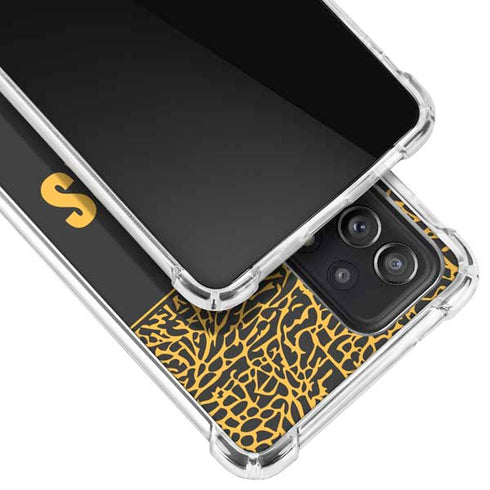 NBA Los Angeles Lakers Elephant Print Galaxy A52 5G Clear Case