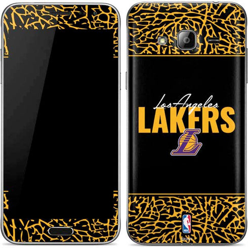 NBA Los Angeles Lakers Elephant Print Galaxy J3 Skin