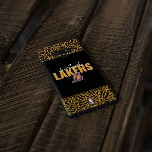 NBA Los Angeles Lakers Elephant Print Galaxy Note 9 Skin