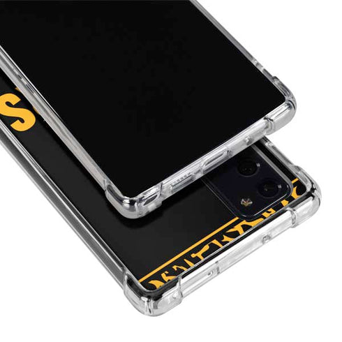 NBA Los Angeles Lakers Elephant Print Galaxy Note20 5G Clear Case