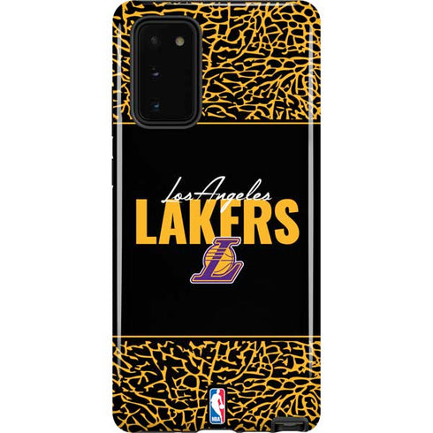 NBA Los Angeles Lakers Elephant Print Galaxy Note20 5G Pro Case